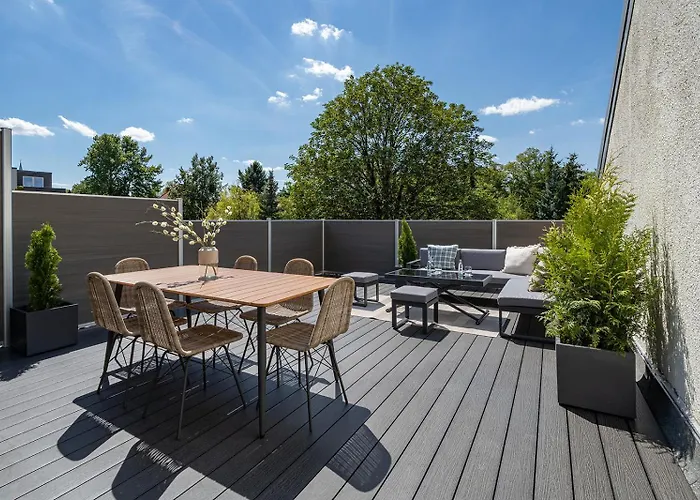Neues 2 Schlafzimmer Mit Rooftopterrace شقة دريسدن