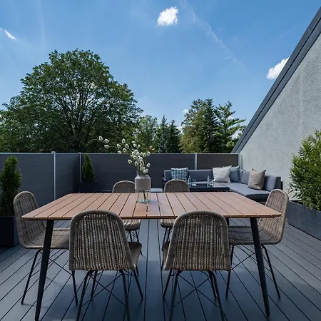 公寓 Neues 2 Schlafzimmer Mit Rooftopterrace 德累斯顿