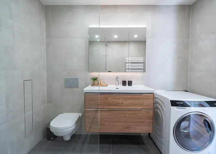 公寓 Neues 2 Schlafzimmer Mit Rooftopterrace